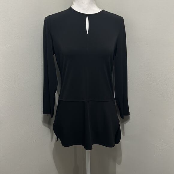 Lauren Ralph Lauren Tops - LAUREN RALPH LAUREN Black 3/4 Sleeve Tunic size Small NWT